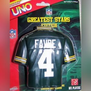 2007 Green Bay Packers UNO card game Greatest Stars Ed featuring Brett Favre New